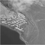 Detalle de La Rábita después de las inundaciones 1971-1973 