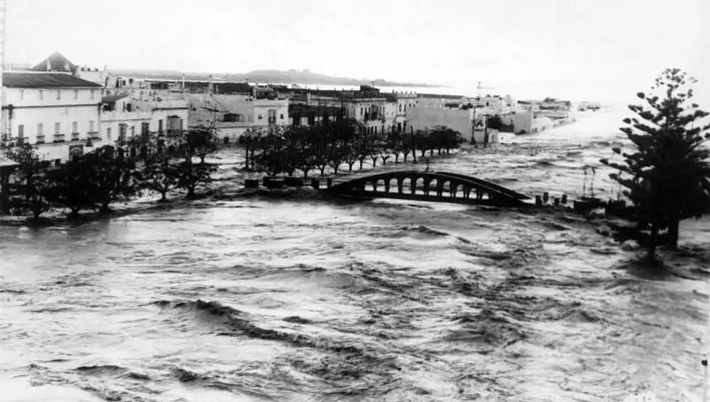 La riada de Chiclana de la Frontera