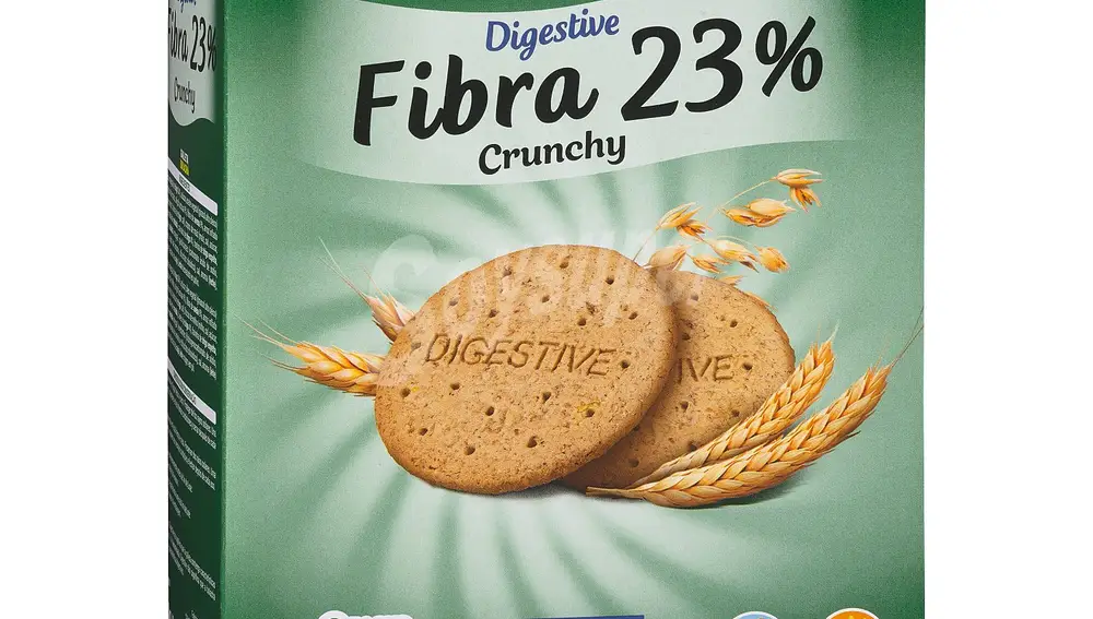 Galletas Digestive con fibra al 23%