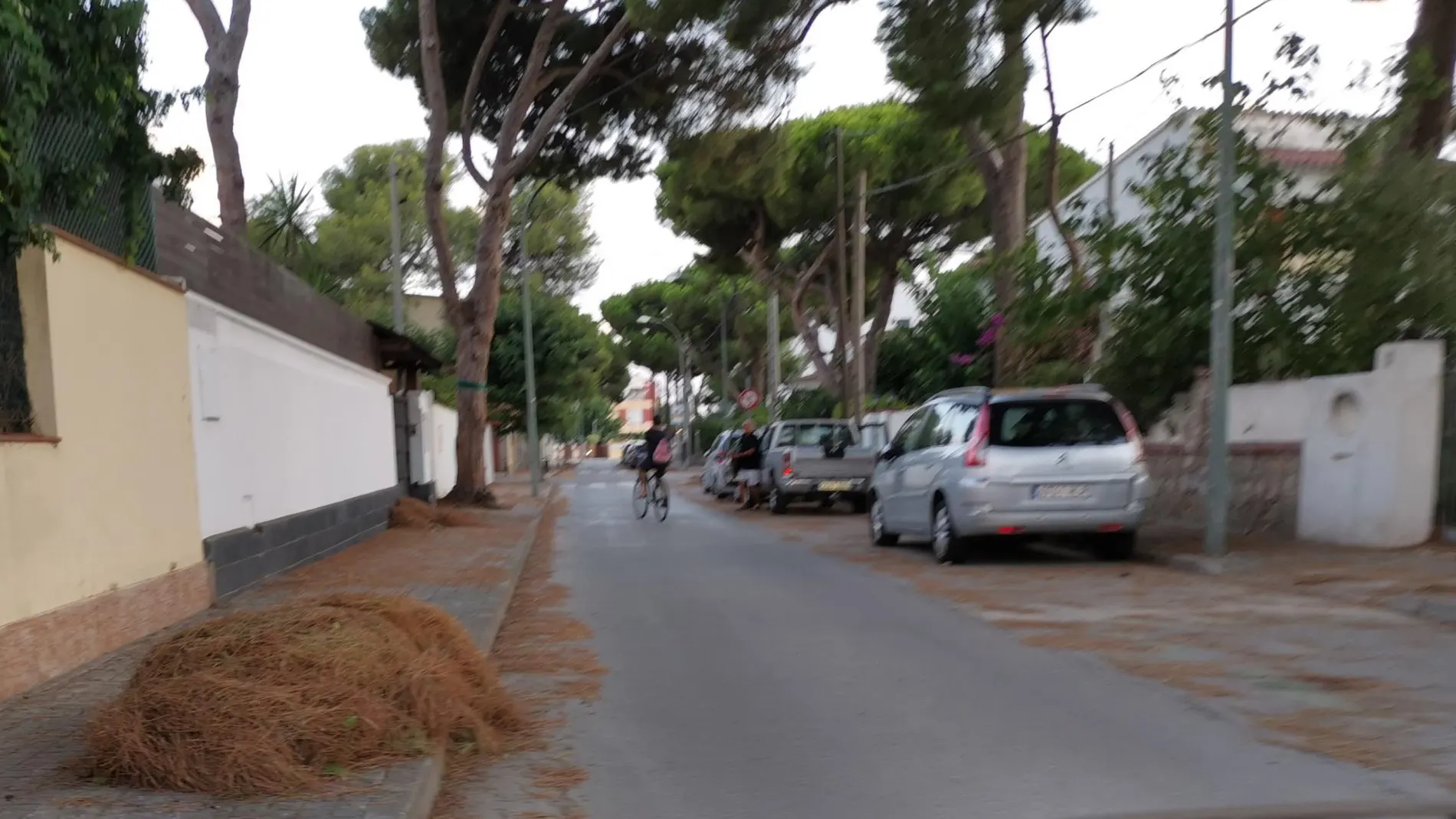 El paisaje tras la tormenta en Castelldefels