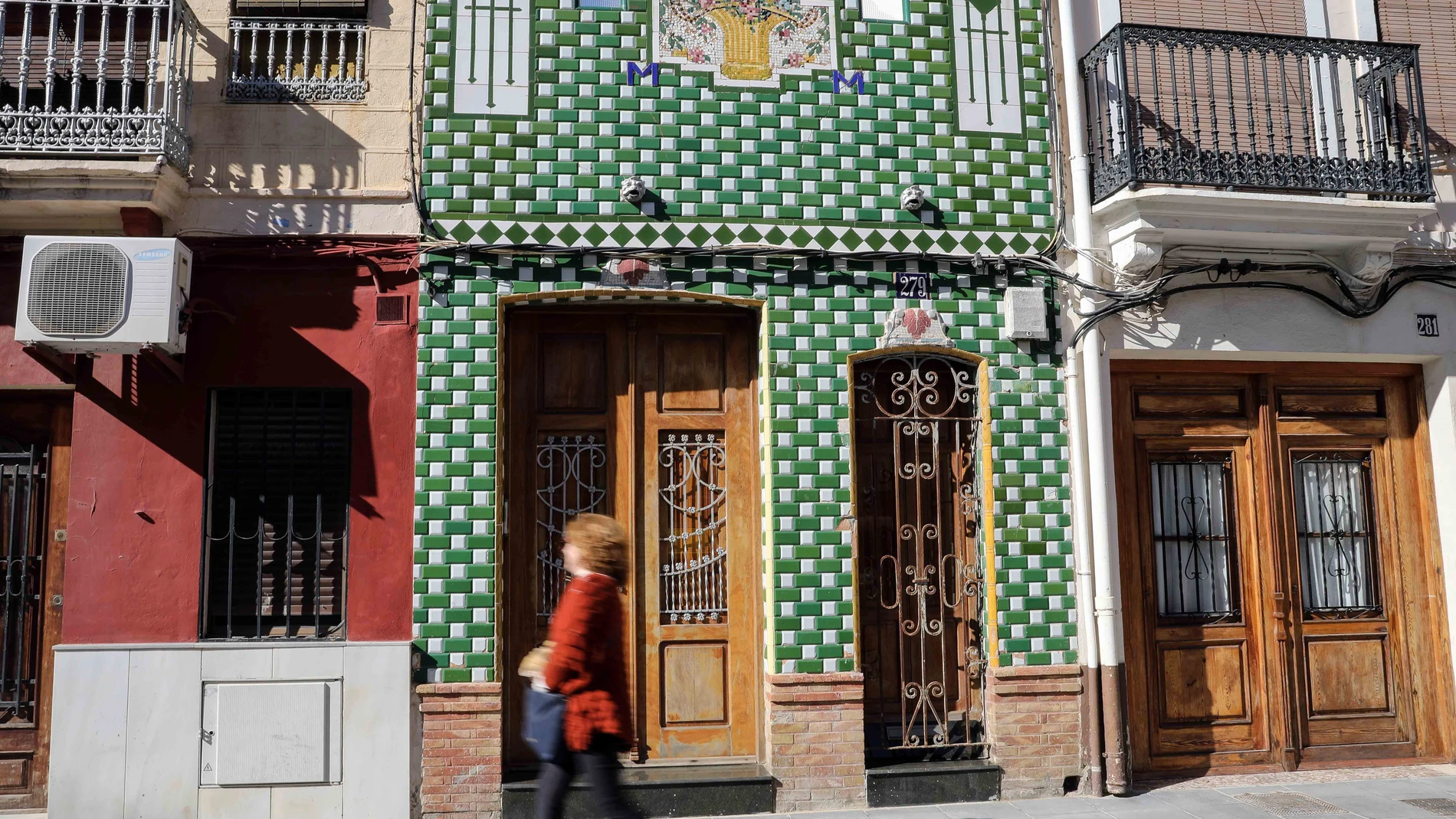 Una calle del barrio del Cabanyal