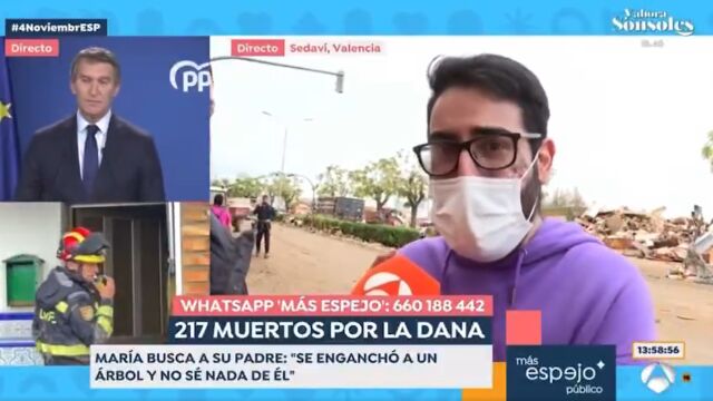 Afectado por la DANA en Valencia en directo en 'Espejo Público'