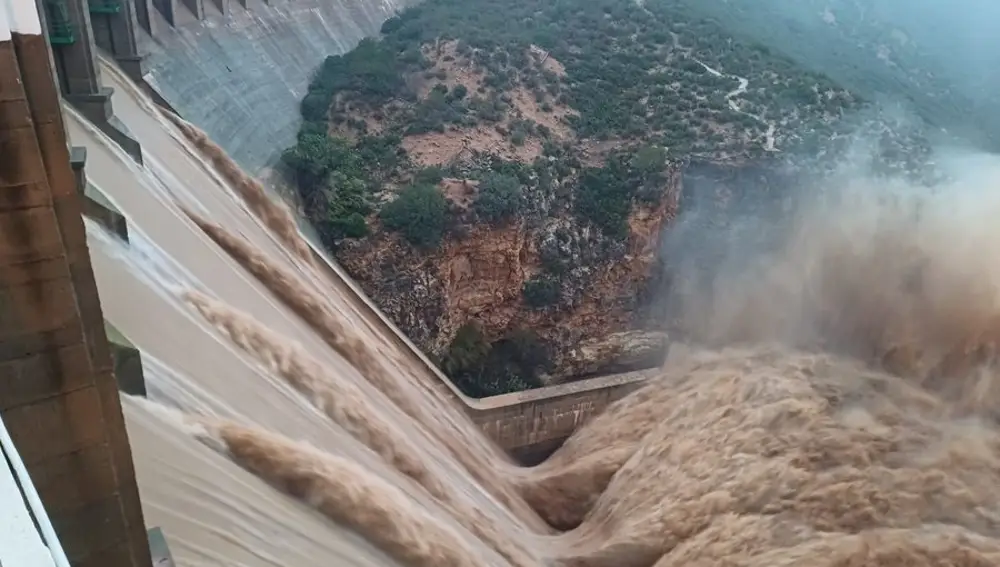 Imagen del pantano de Forata