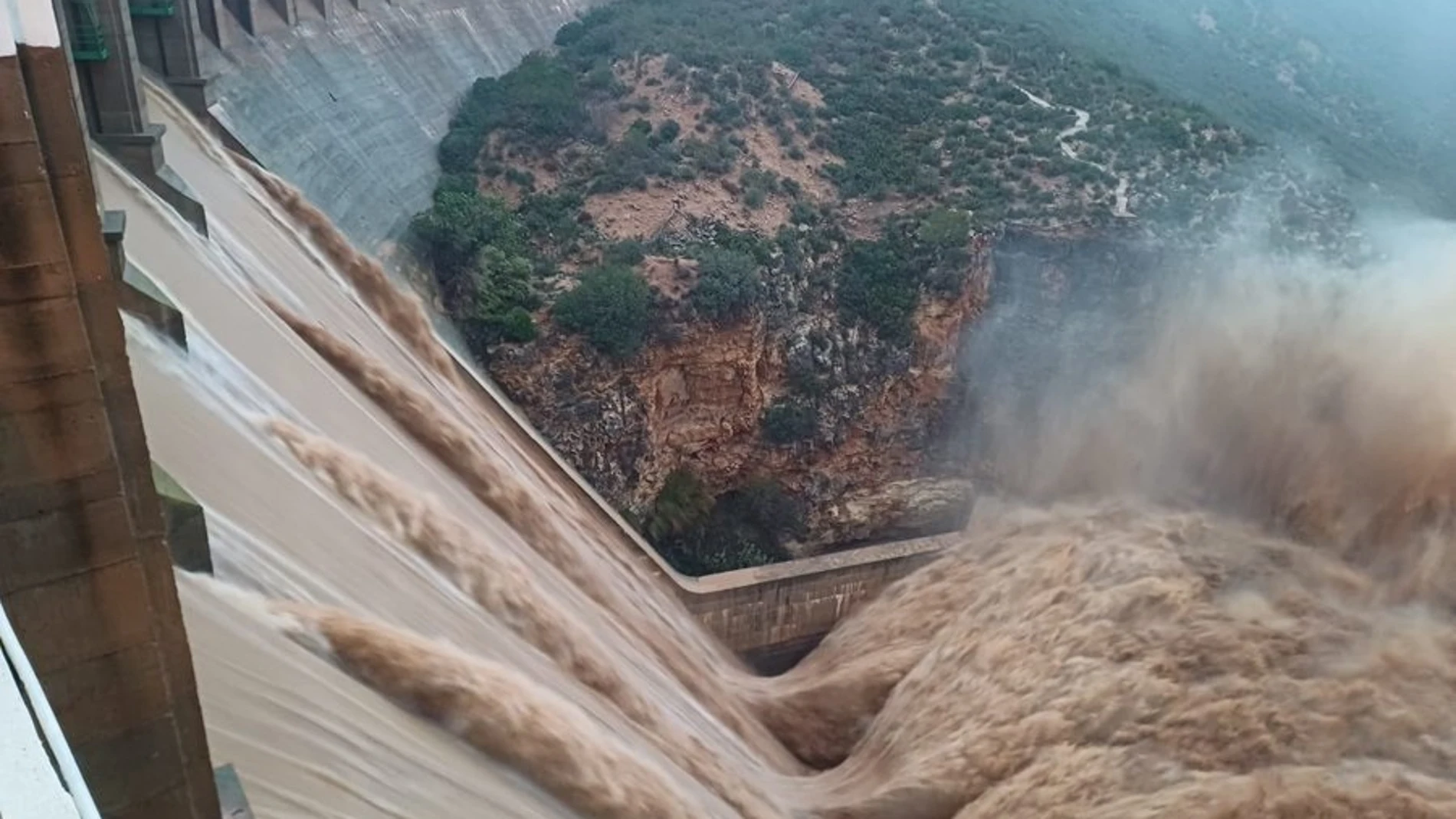 Imagen del pantano de Forata