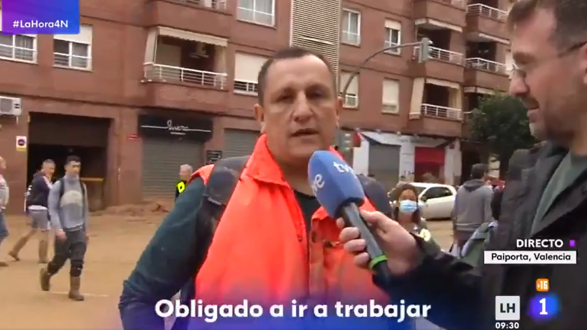 Vecino de Paiporta afectado por la DANA en 'La hora de La 1'