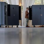 People vote in the 2024 US presidential elections in Georgia
