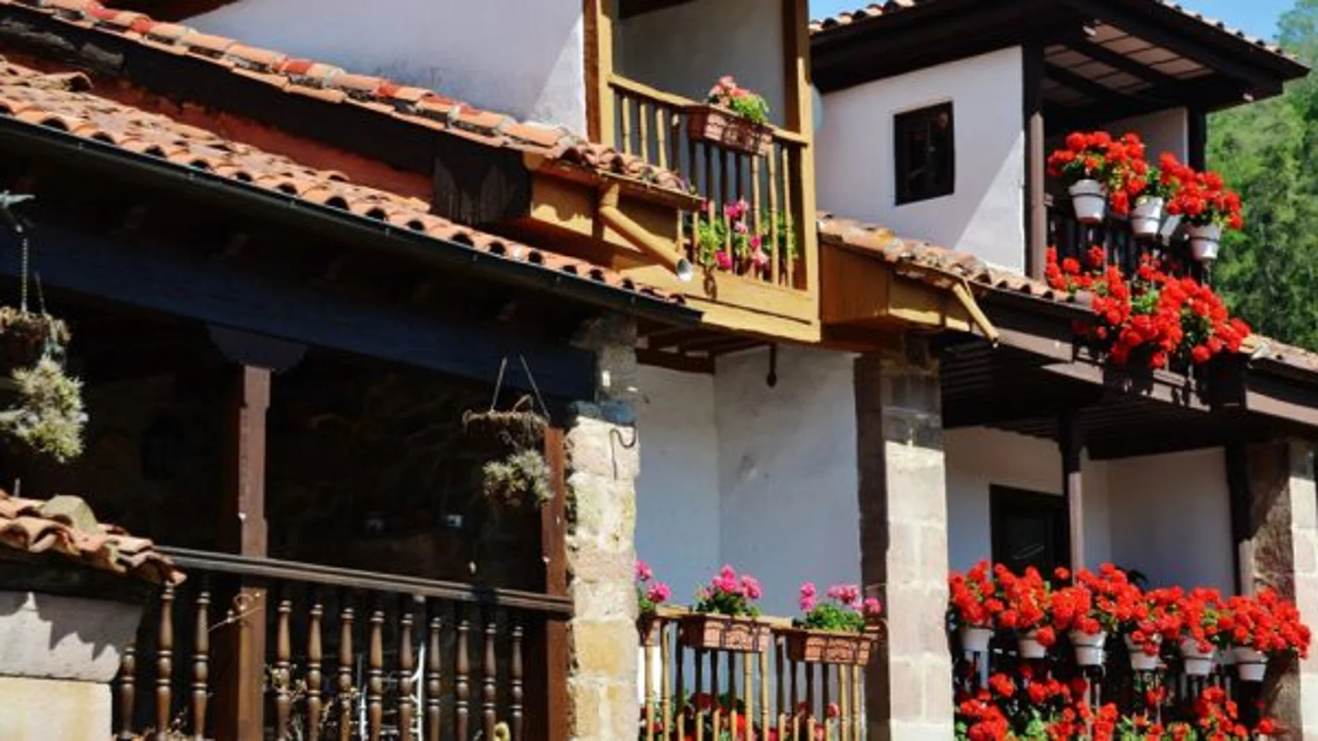 Una casona del pueblo.