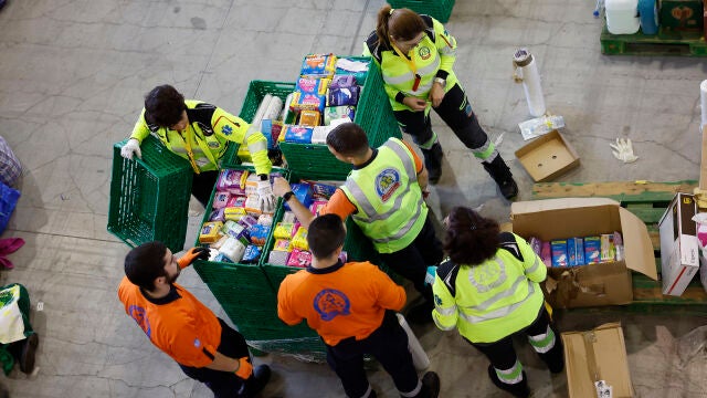 Recogida de ayuda para los afectados de la dana en Madrid