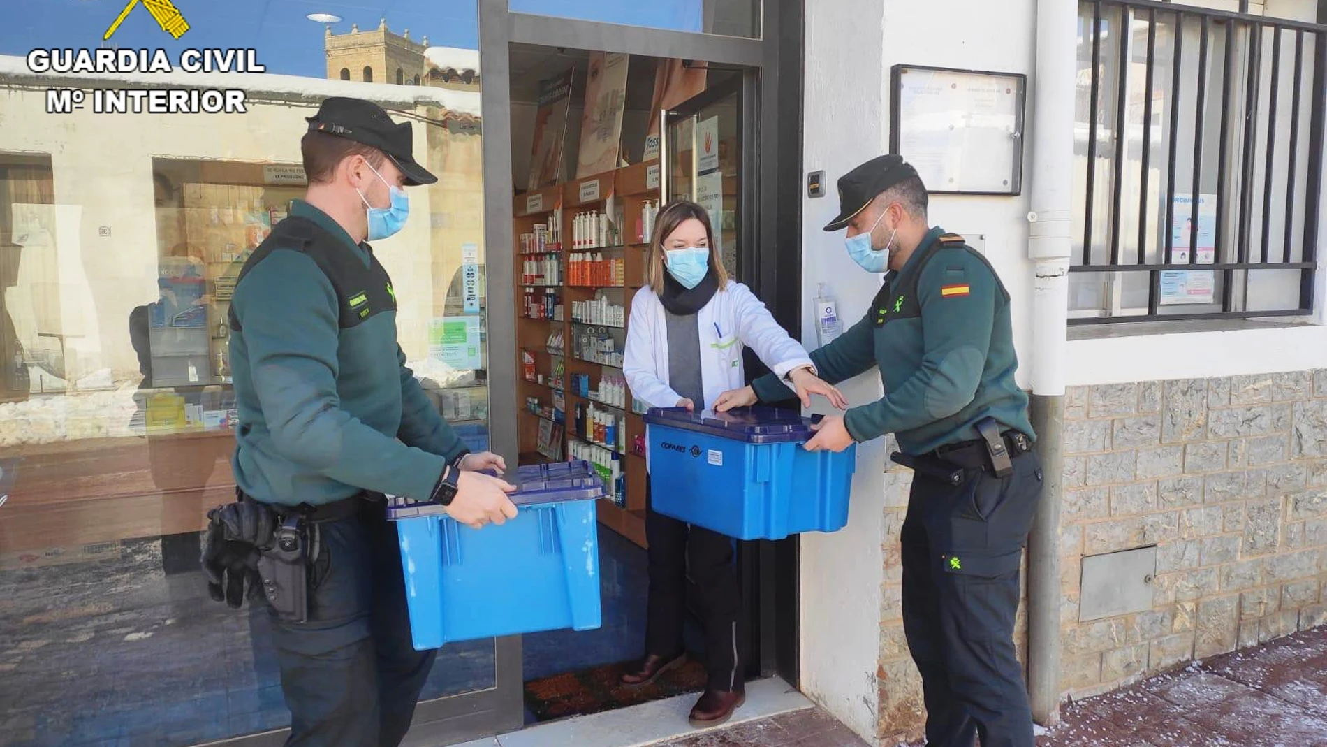 Ayudas de la Guardia Civil tras el temporal