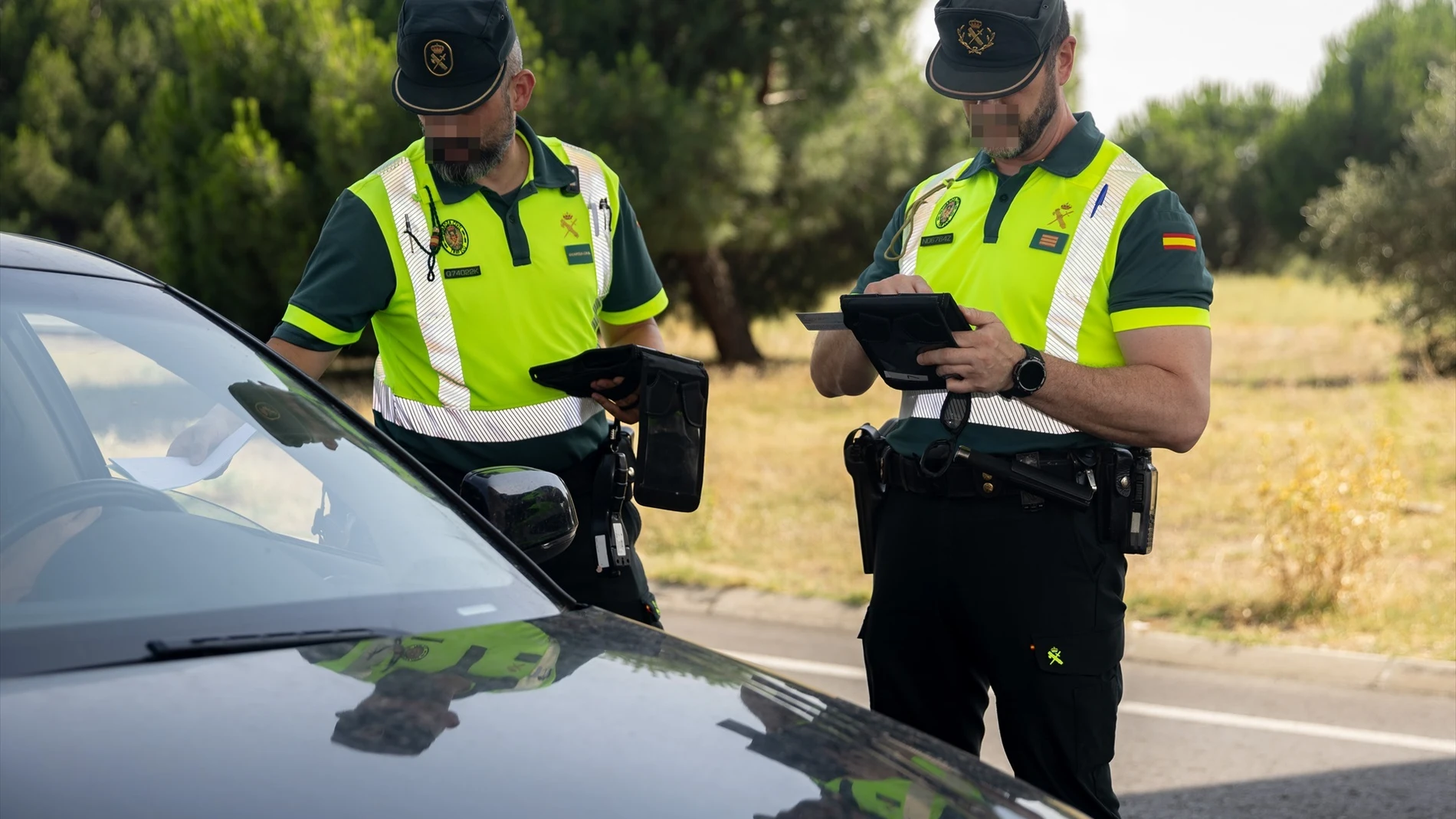 Control de la Guardia Civil