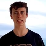 Jorge Rey, el joven aficionado a la meteorología, en su última predicción.