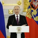 Russian President Putin receives credentials from newly-arrived ambassadors in Moscow 