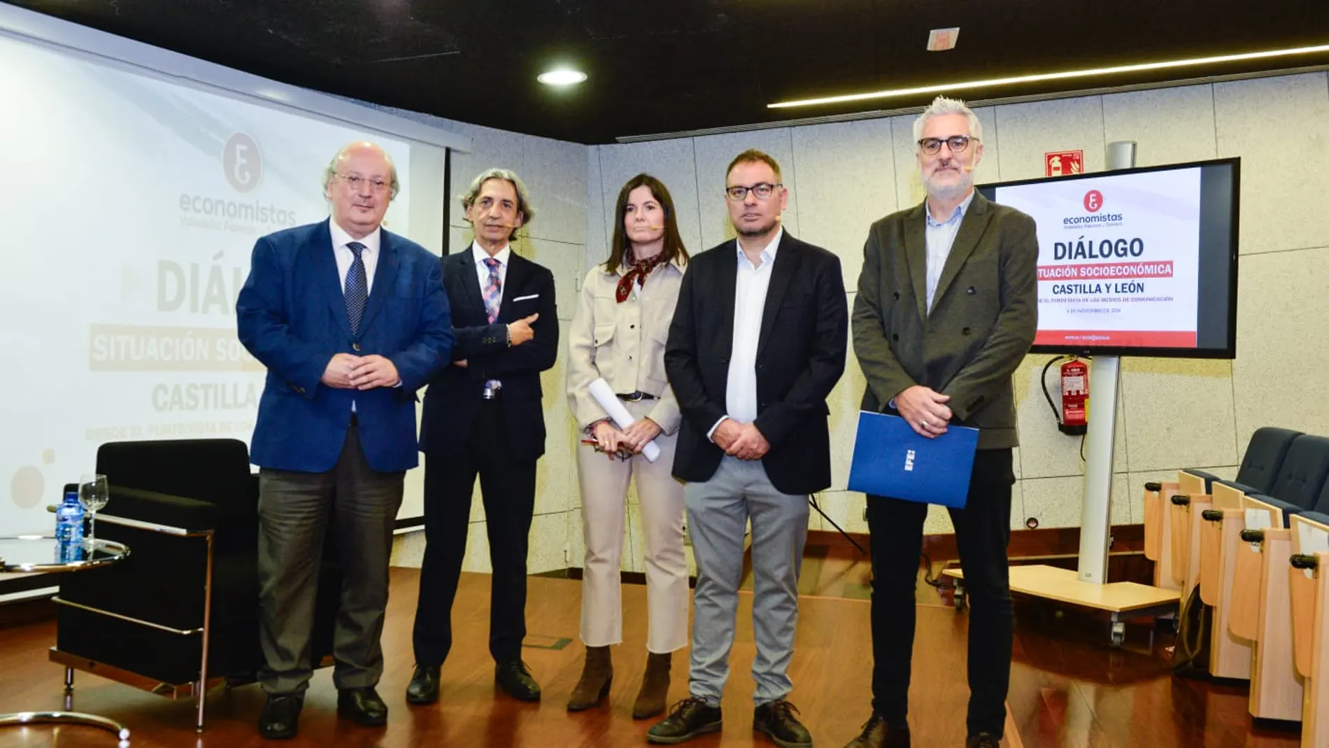 Enrique Cabero, Juan Carlos de Margarida, Ana Rodríguez, Luis Miguel Torres y Gorka Ruiz