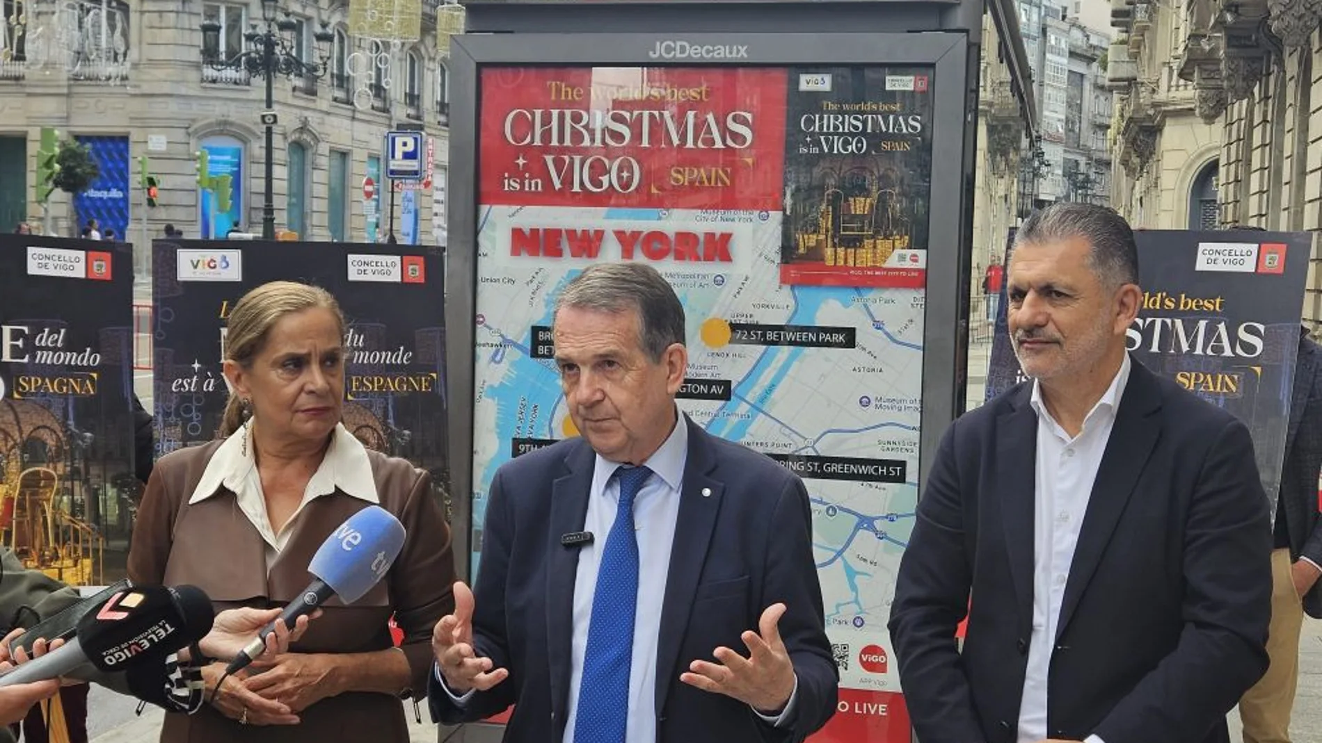 Abel Caballero en el acto de presentación de la Navidad de Vigo