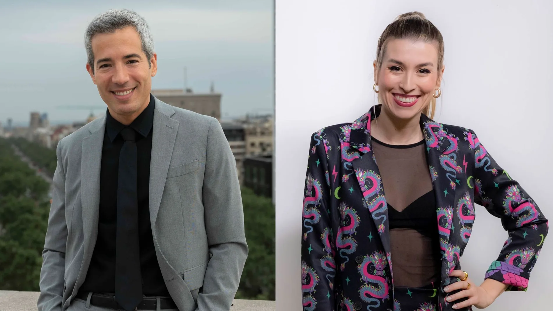 Oriol Nolis y Eva Soriano, presentadores del programa de Nochevieja