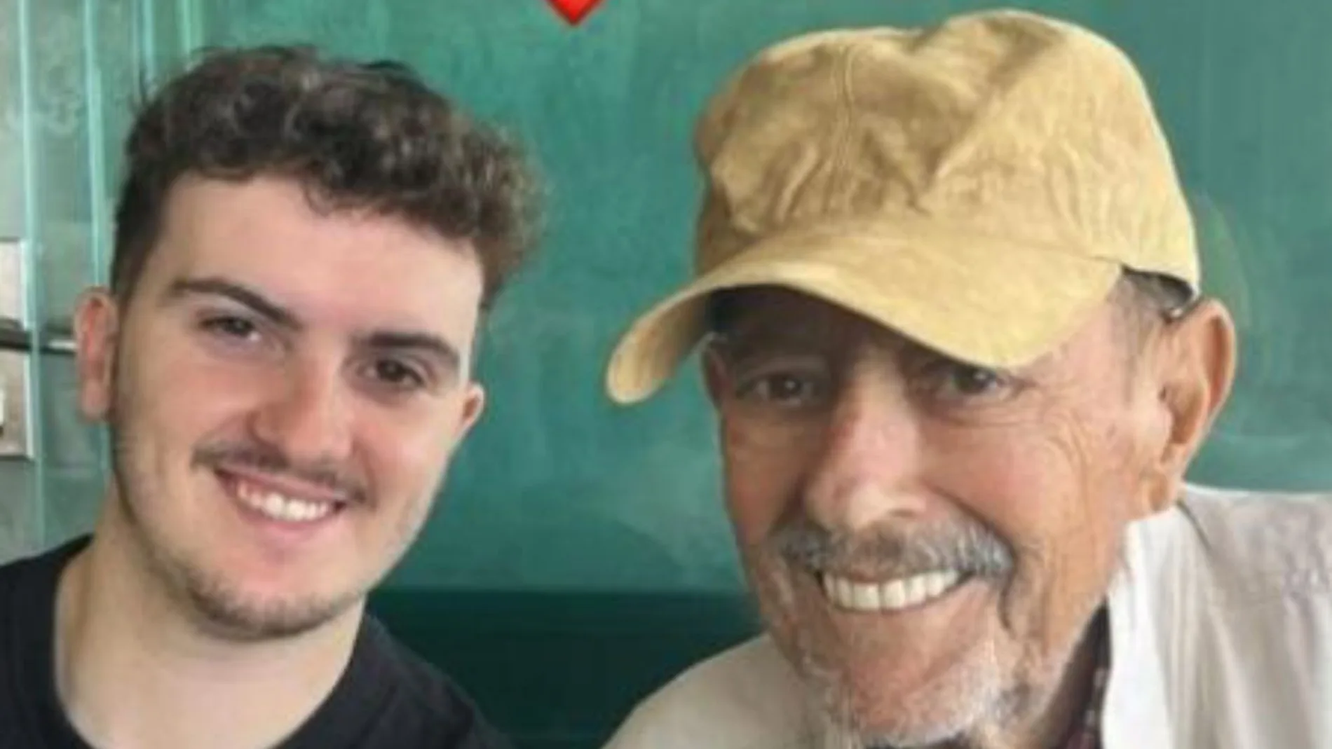 Fran Redondo comparte una fotografía inédita junto a su abuelo, Julián Muñoz