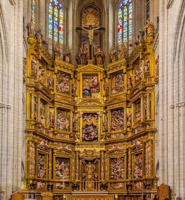 Retablo de la Capilla Mayor de la catedral de Astorga