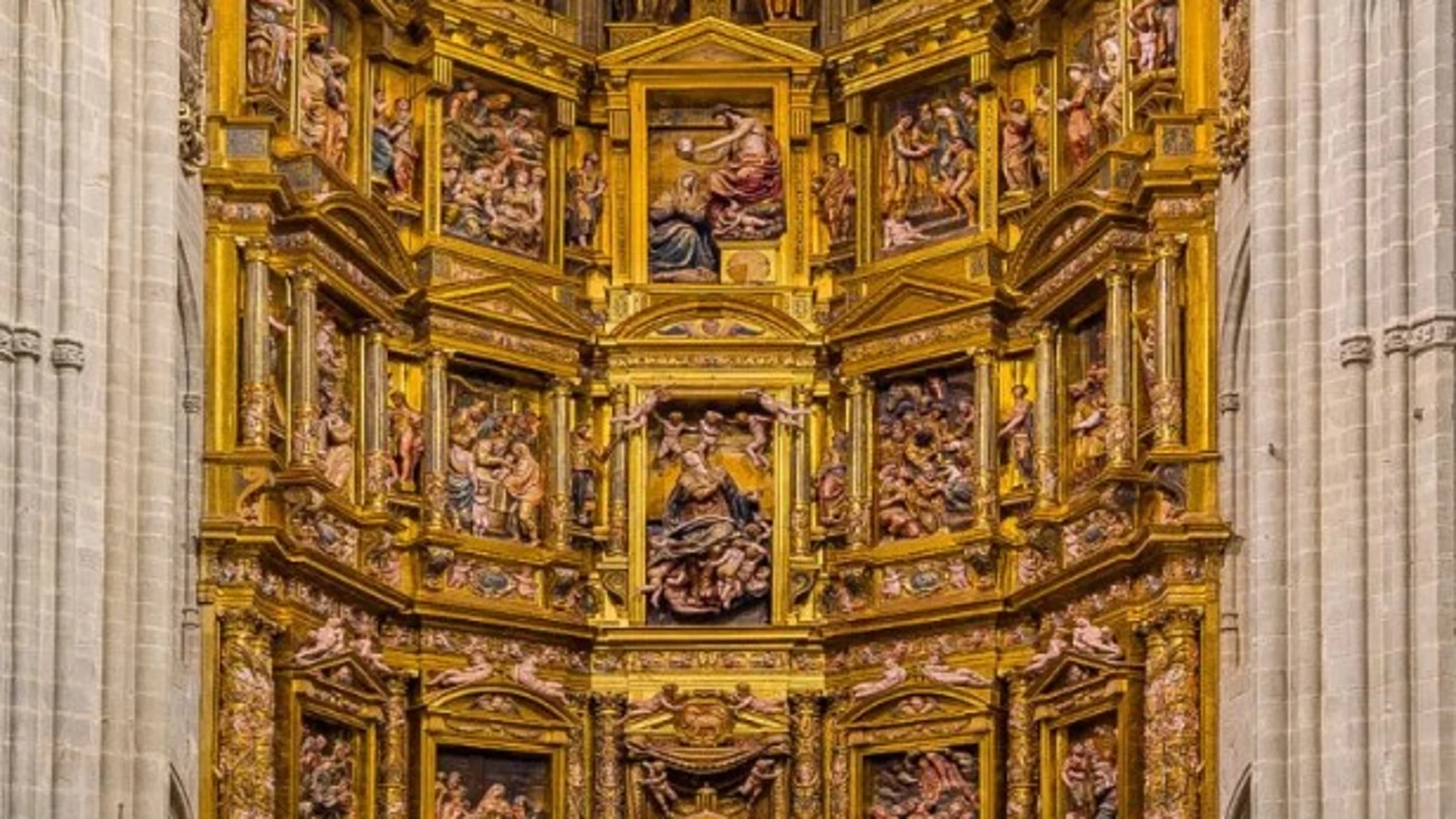 Retablo de la Capilla Mayor de la catedral de Astorga
