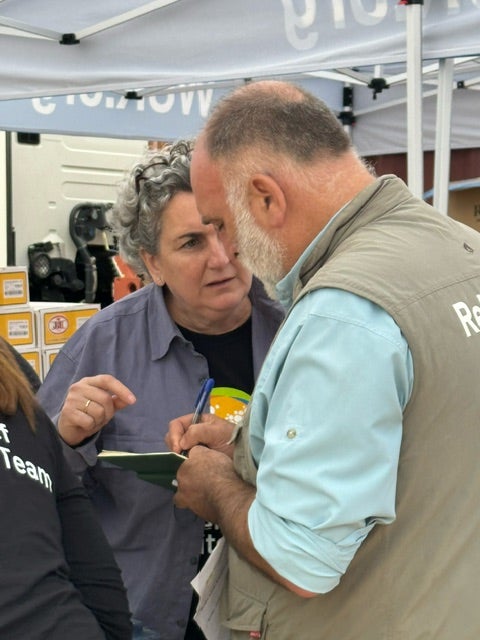 Pepa Muñoz y José Andrés