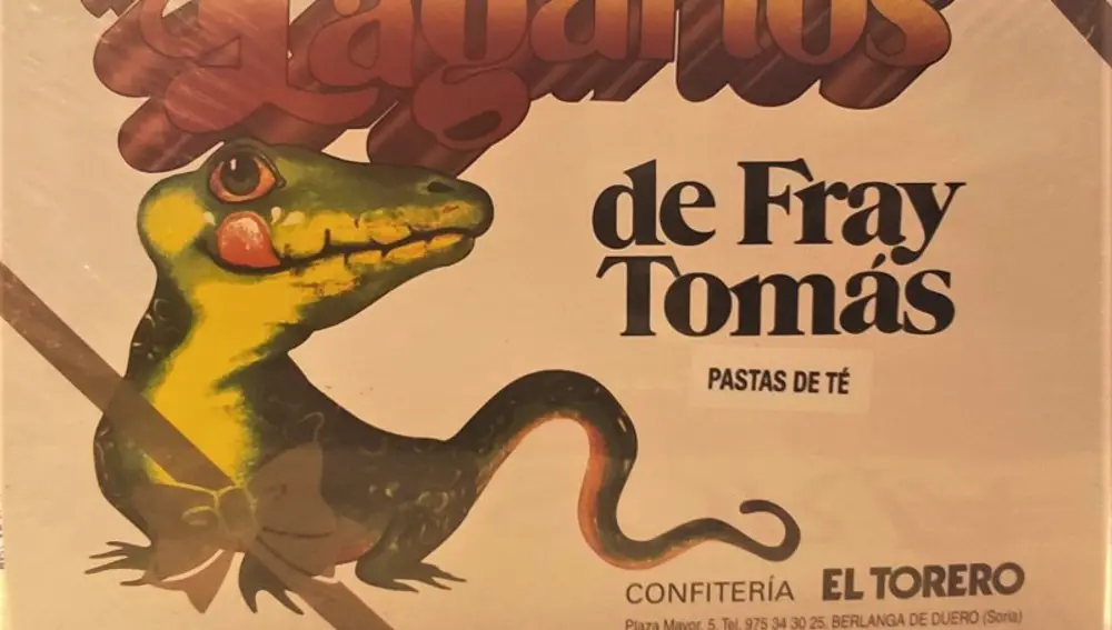 Caja de pastas de Lagartos de Fray Tomás