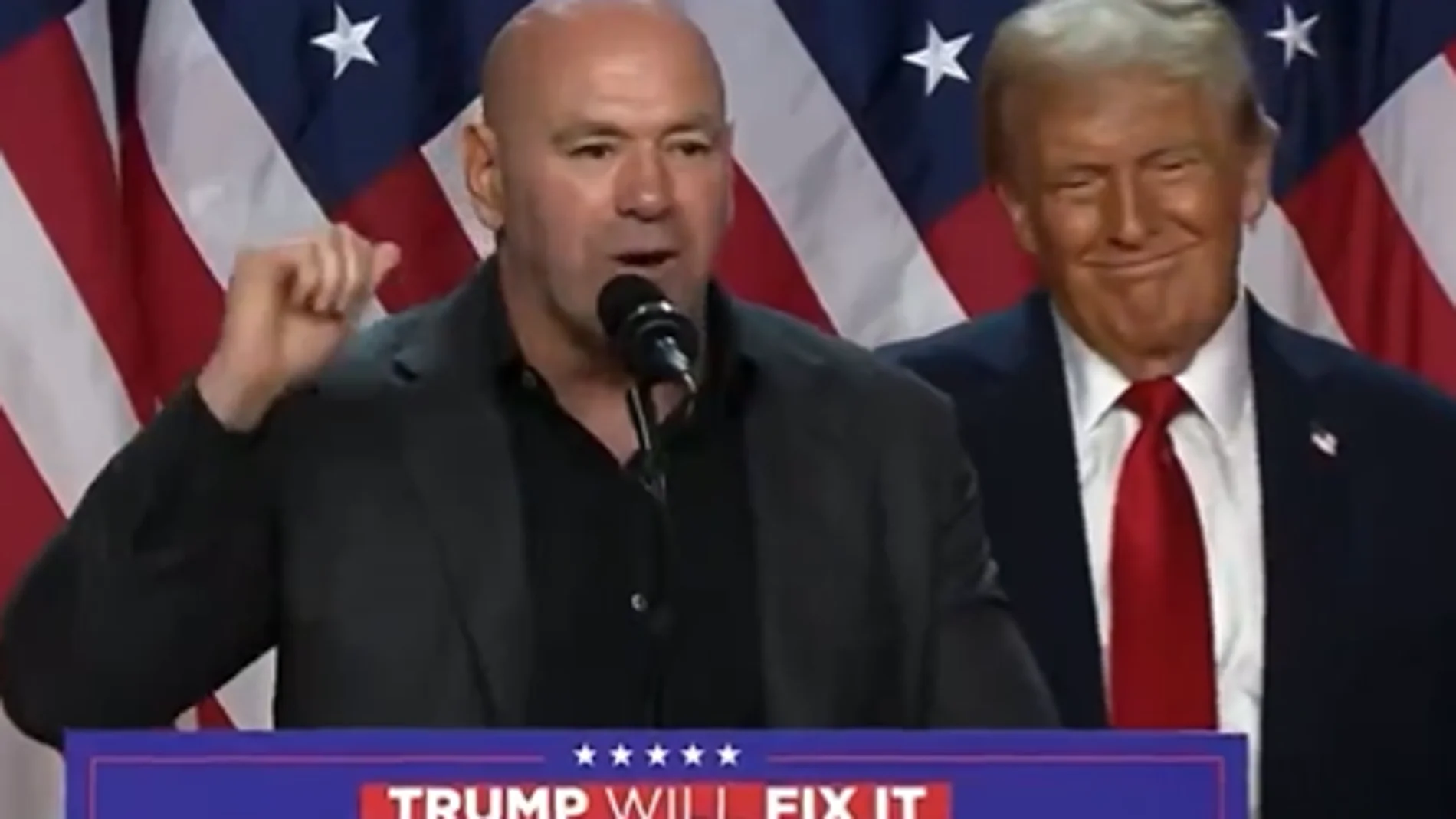 Dana White, tras confirmarse la victoria de Donald Trump
