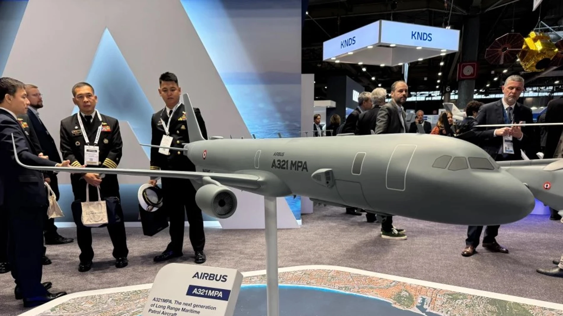 Así será el nuevo avión A321 MPA presentado en Euronaval