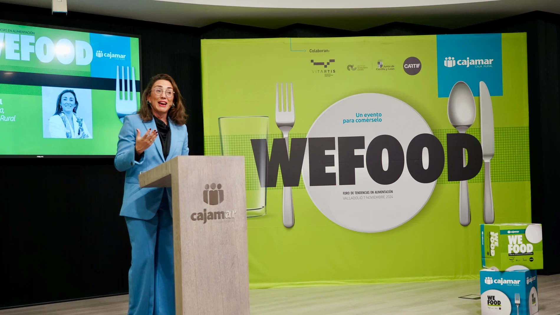 La consejera González Corral interviene en el IV Foro "We food" celebrado en Valladolid