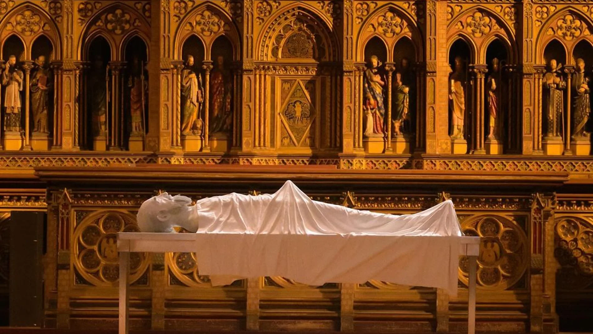 La polémica obra de James Colomina "Silentium", expuesta en Toulouse