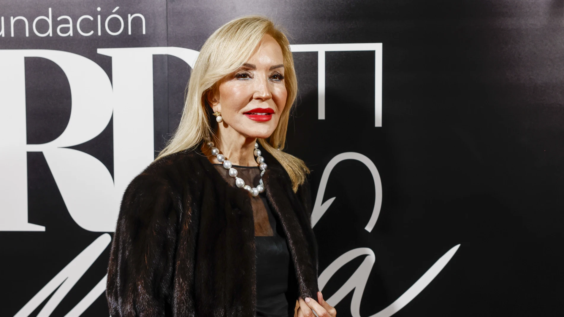 Carmen Lomana en un evento en Madrid.
