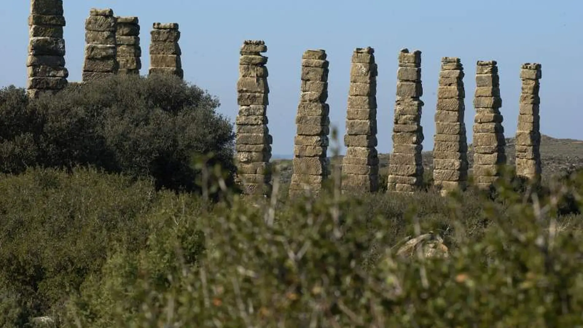 El yacimiento romano de Los Bañales en el término municipal de Uncastillo