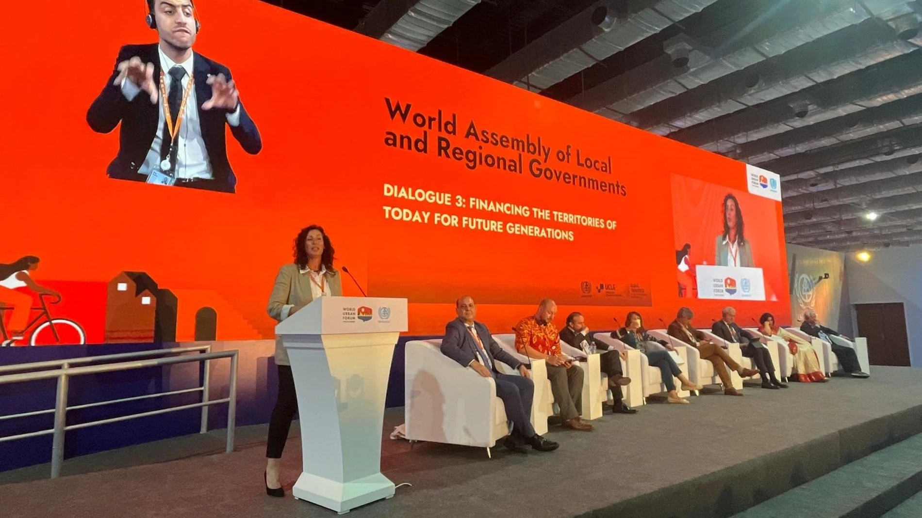 La alcaldesa de Almería participa en un foro mundial en Egipto