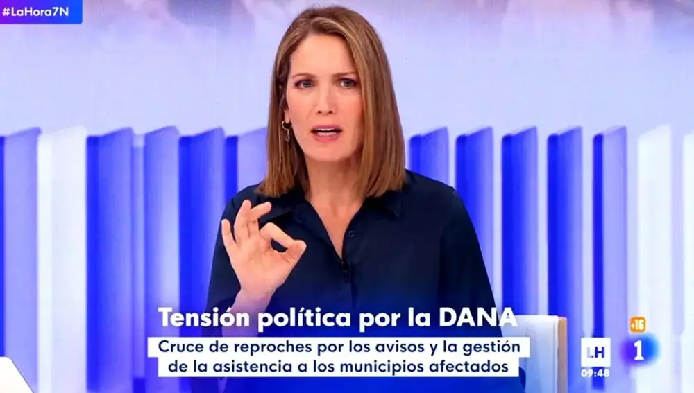 Silvia Intxaurrondo, presentadora de 'La hora de La 1'