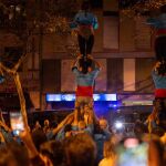 Temporal.- Unas mil personas protestan contra Mazón ante el PP catalán en Barcelona