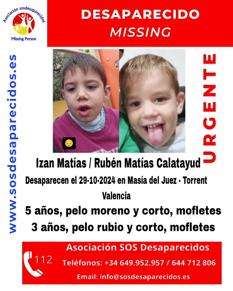Dos niños desaparecidos en Torrent