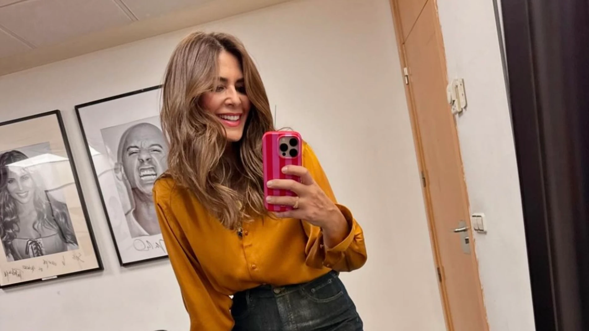 El look de Nuria Roca en 'El Hormiguero'.