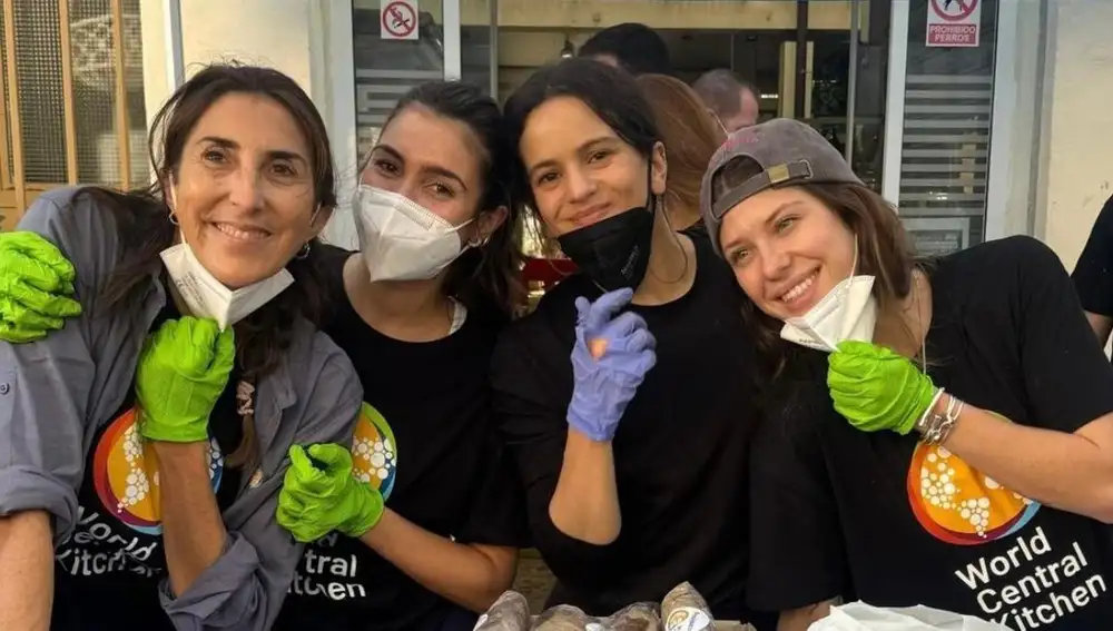 Rostros conocidos como Rosalía y Paz Padilla ayudan a las personas que lo han perdido todo en la Dana de Valencia
