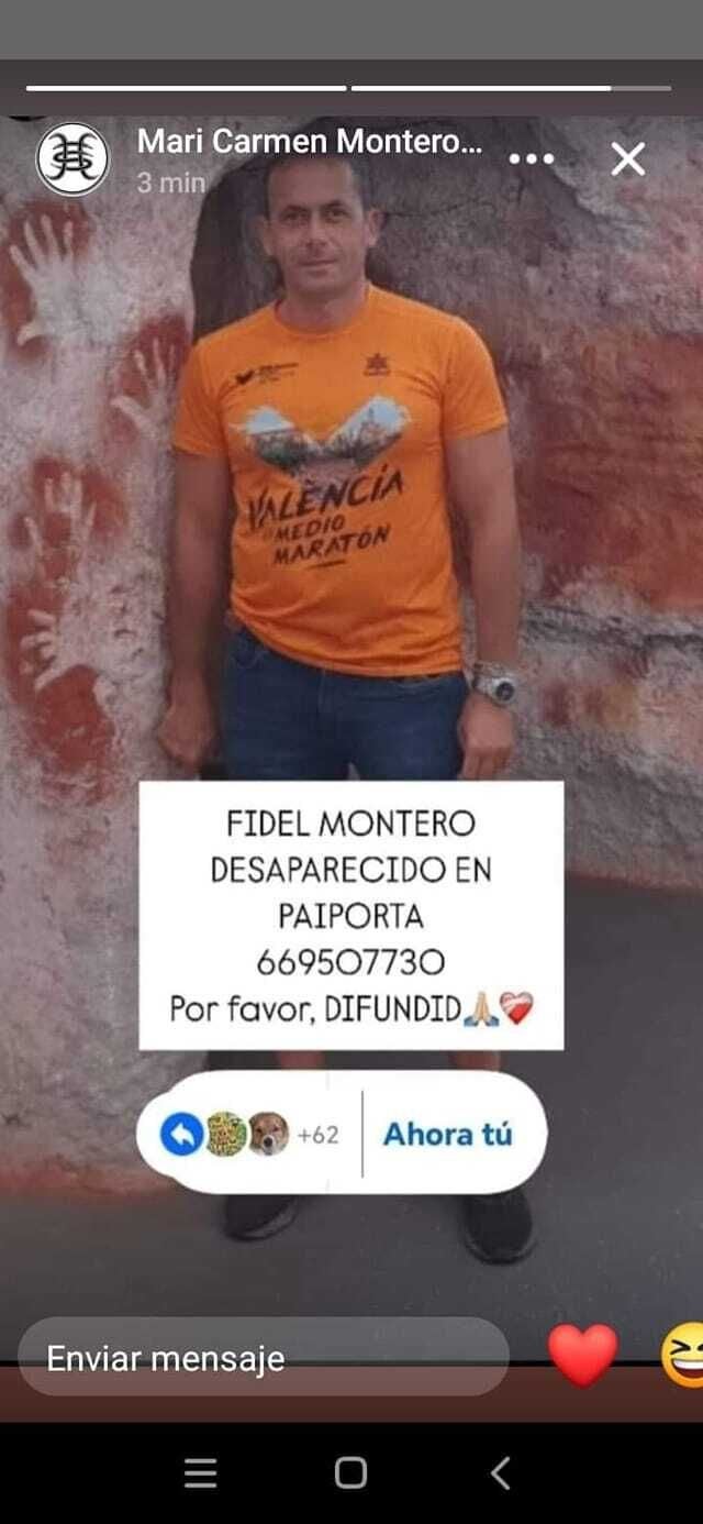Imagen de Fidel Montero distribuida por las redes sociales