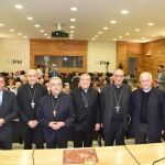 González Gago en la inauguración de la semana social de la Iglesia junto a Argüello o Bernardito Auza, entre otros