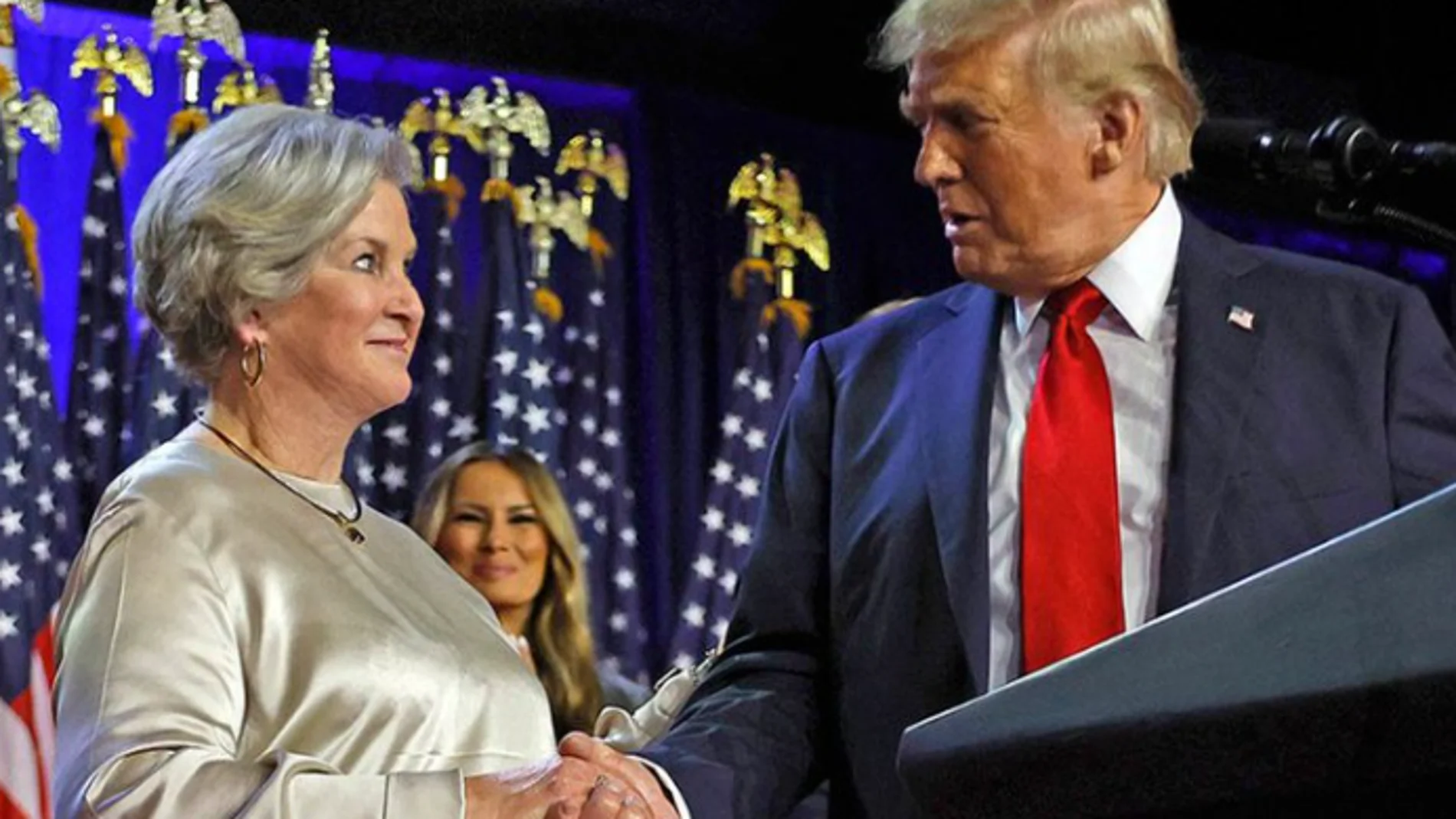 Susie Wiles con Donald Trump