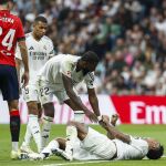 MADRID.-El defensa del Real Madrid Militao vuelve a romperse de gravedad en la rodilla