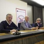 Carlos Pollán junto a José Antonio Diez en las jornadas en la capital leonesa
