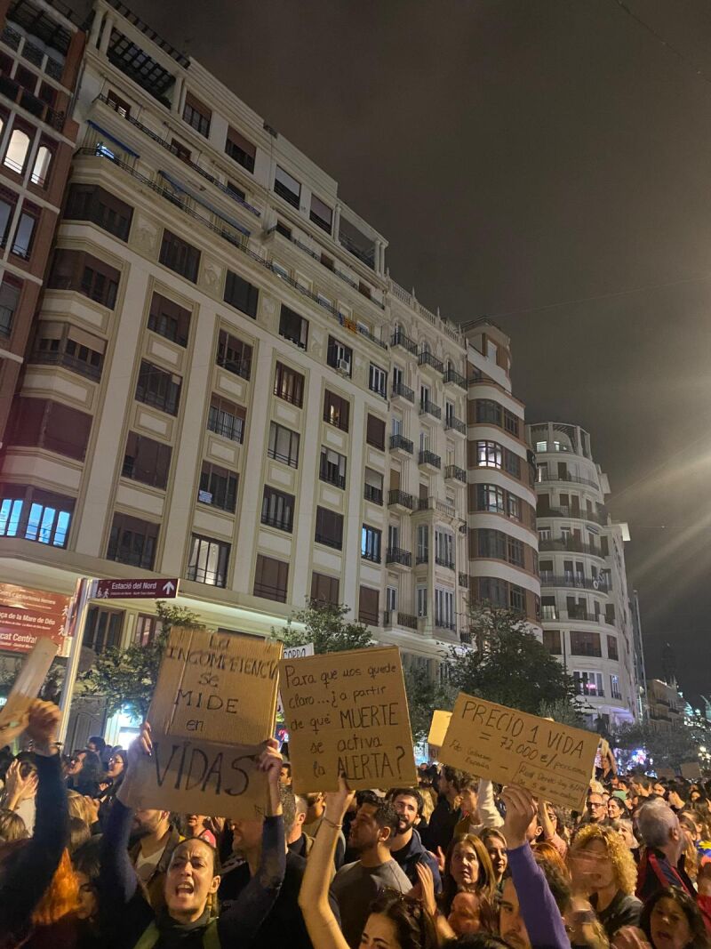 Manifestación en Valencia