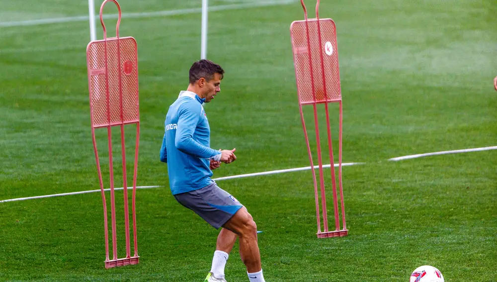 Entrenamiento del Atlético de Madrid