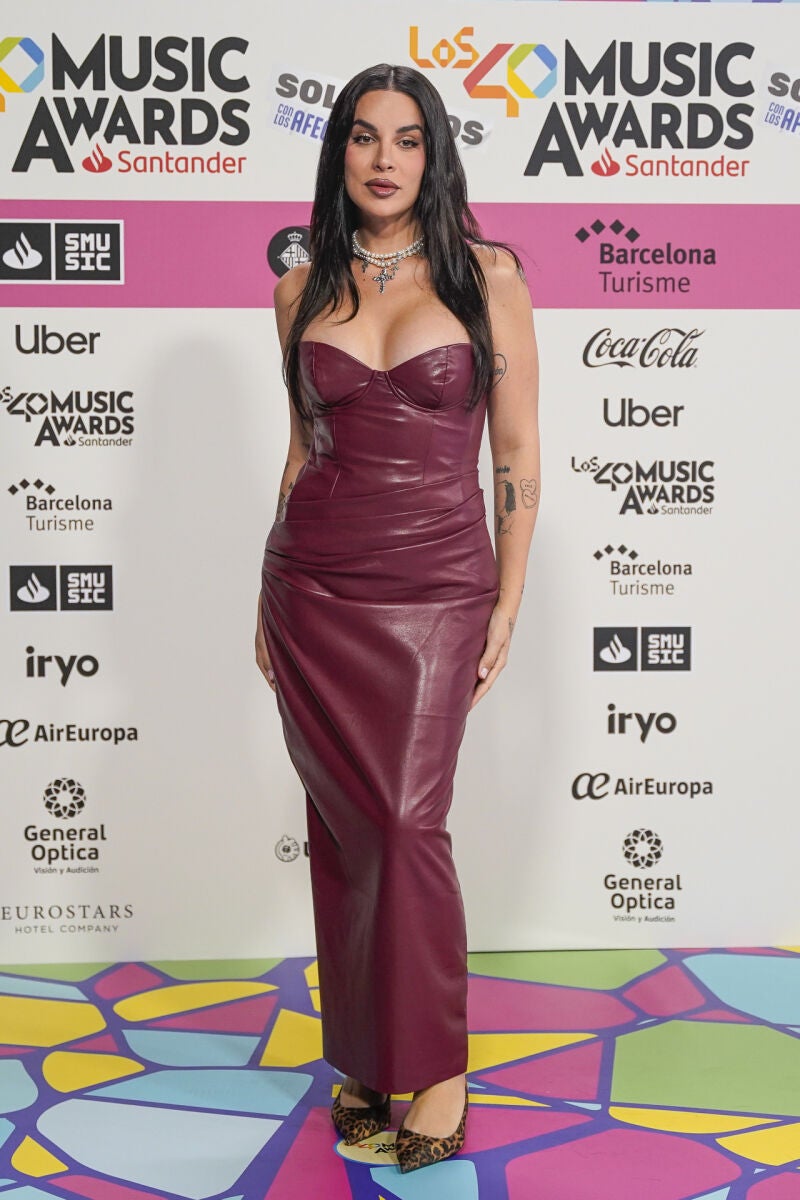 Jedet en la alfombra roja de LOS40 Music Awards.