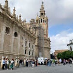 Turistas en Sevilla