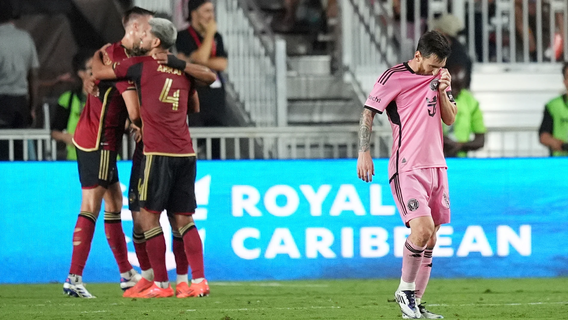 Messi, hundido tras la eliminación ante el Atlanta United
