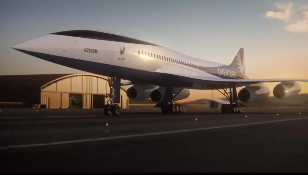 Perfil del Overture, el futuro avión de pasajeros de Boom Supersonic