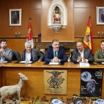 Autoridades en la Feria de la Cecina de Chivo 