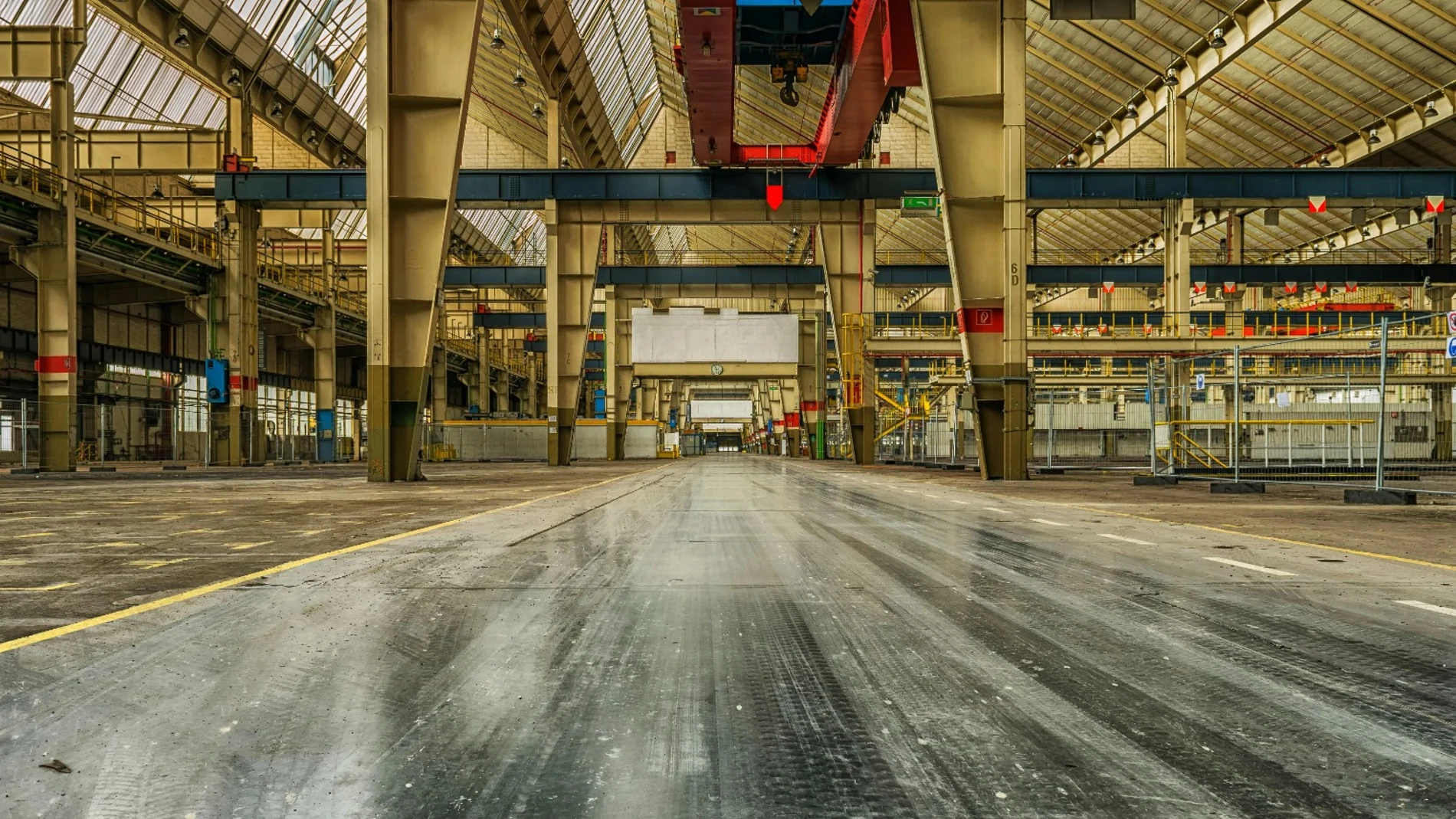 Nave de un polígono industrial de Madrid