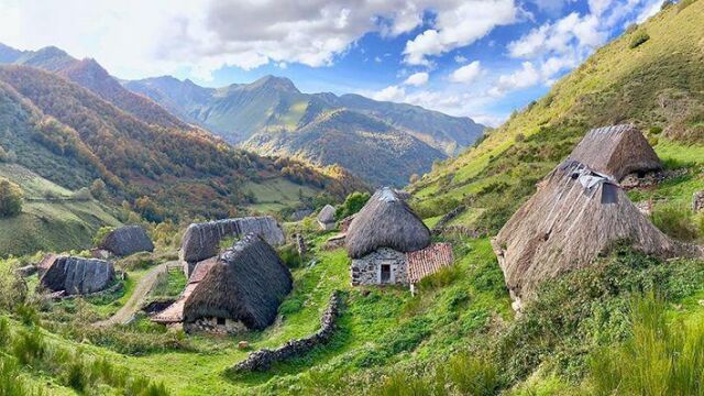Una braña asturiana.